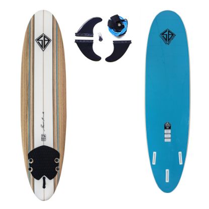 Picture of Scott Burke 292 6 ft. Soft Surfboard with Traction & Leash